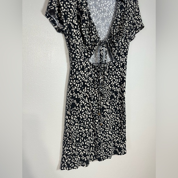 Free People Marsaille Dress Black Combo With Cutout - Picture 4 of 10